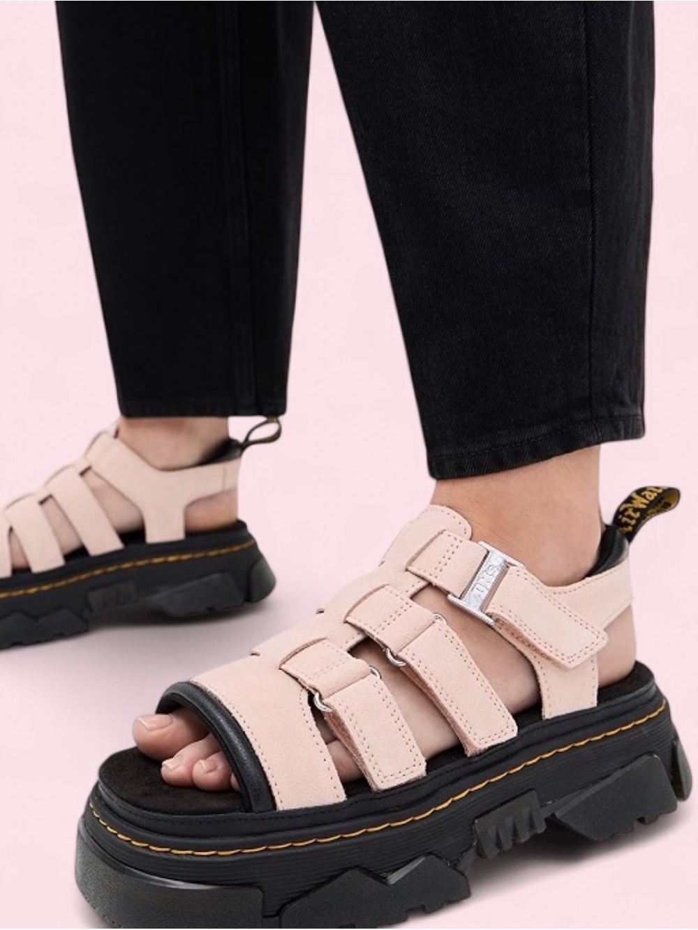 Dr. Martens Mattison 3-Strap Platform Sandals
